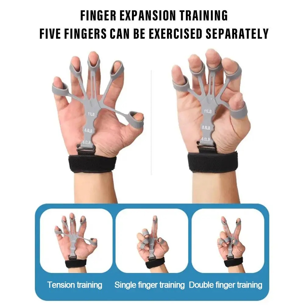 Finger Gripper Exerciser For Guitarists With 6 Resistance Levels Hand Strengthener And Recovery Tool For Physical Therapy finger gripper exerciser
