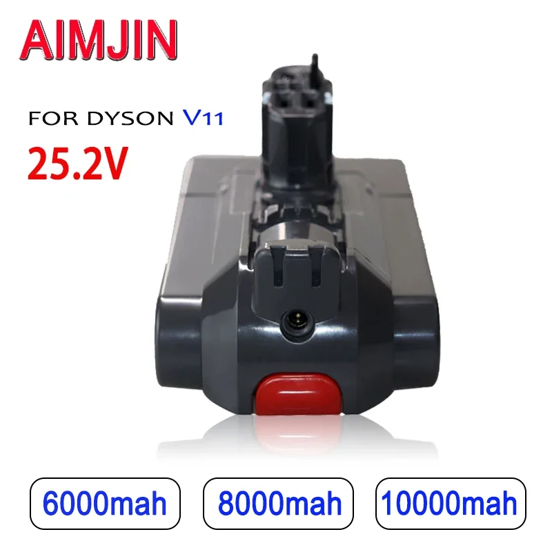 

V11 25,2 V 6000mAh 8000mAh 10000mAh для Dyson литий-ионная аккумуляторная батарея пылесосов Absolute Extra SV15