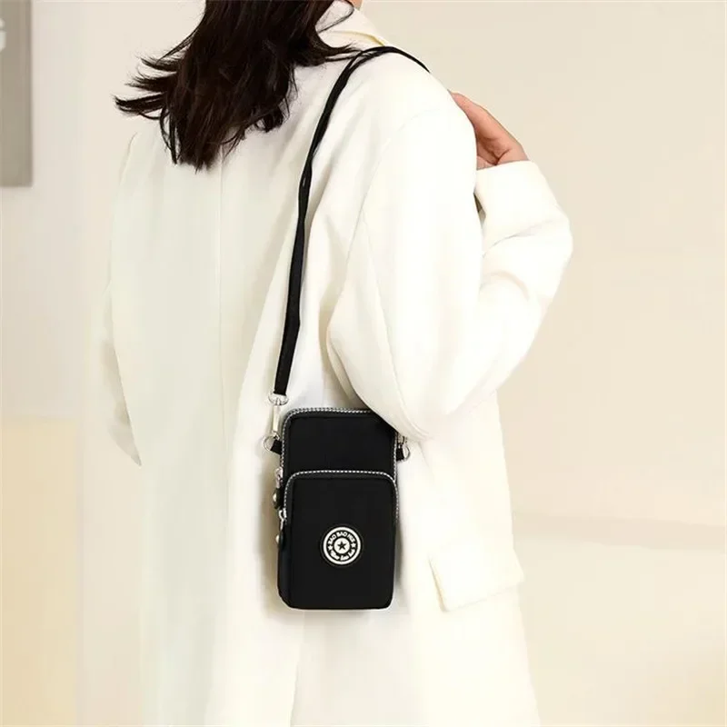 Women's Sport Arm Pouch Daily Sports Arm Bag Casual Nylon Shoulder Cross Body Phone Bag, Coin Purse, Retro Keychain Small Purse