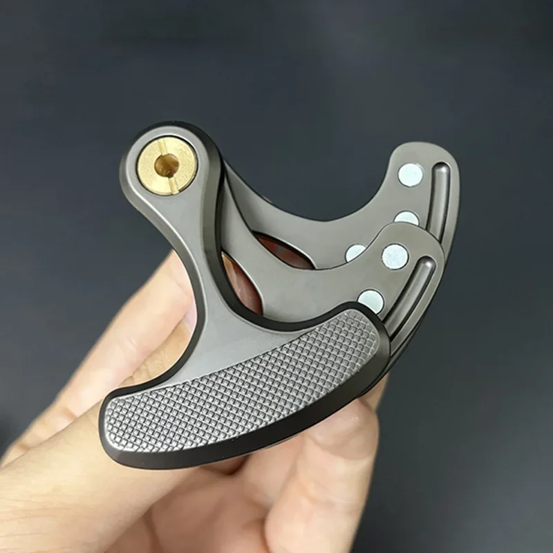 Magnetic Push Card Pointing Tiger Window Breaker 3in1 Mechanical Slider Pushing Plate Haptic Coin Mini Fidget Stress Relief Toy