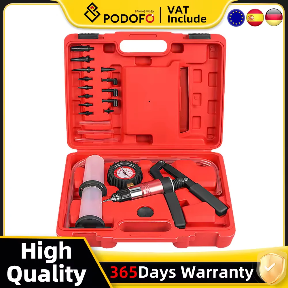 Kit de pompe à vide manuelle pour voiture, frein automobile, embrayage de frein, extracteur des Émirats arabes unis, intervalles principaux avec grotte