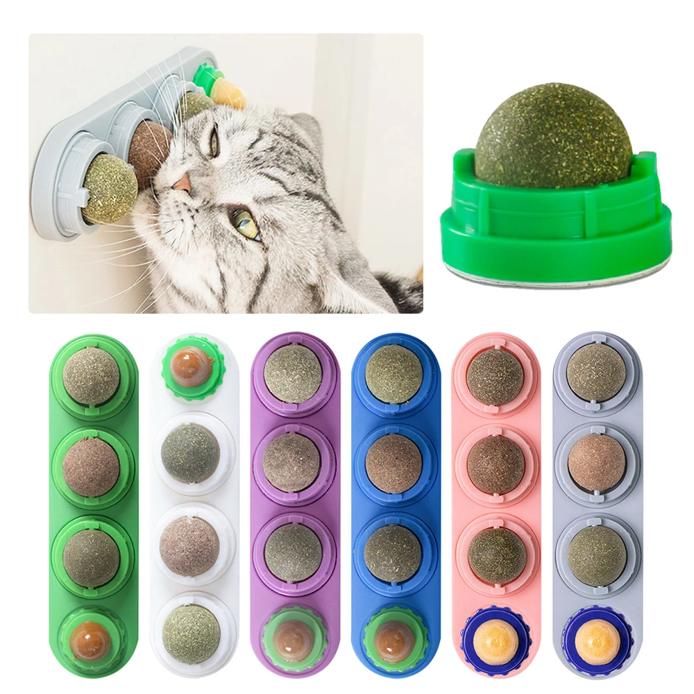 Petslucent Bola De Hierba Gatera Para Pared De Gatos, Juguetes 3 En 1, image size:1000x1000