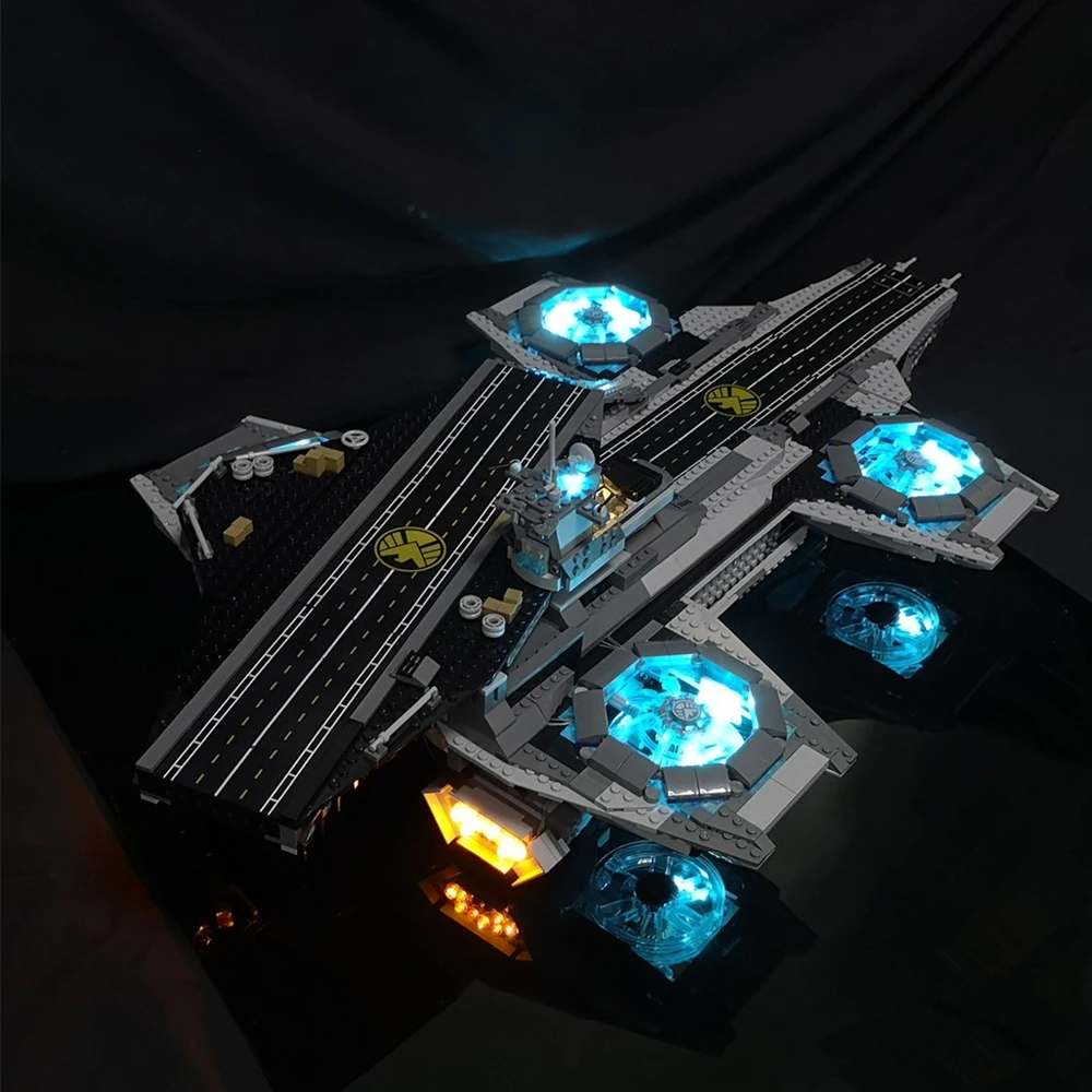 

LED Light Kit for Shield Helicarrier Building Blocks 76042 Toys Gifts Lamp Set No Model