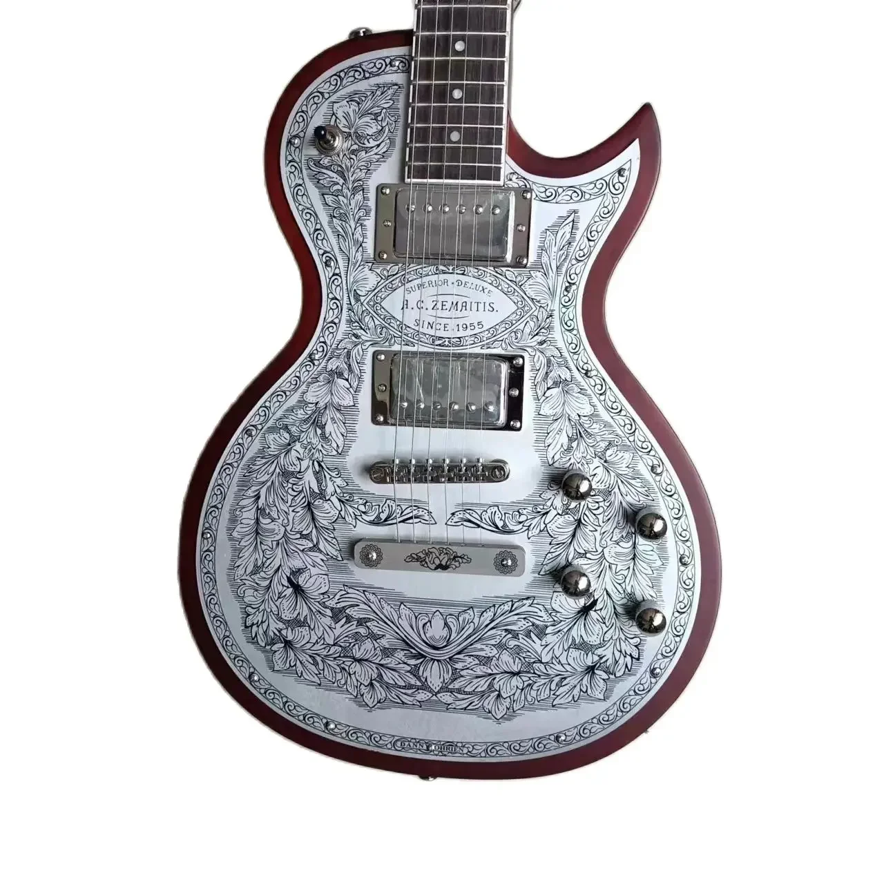 Deluxe Zemaitis Casimere Metal Front Electric Guitar 22