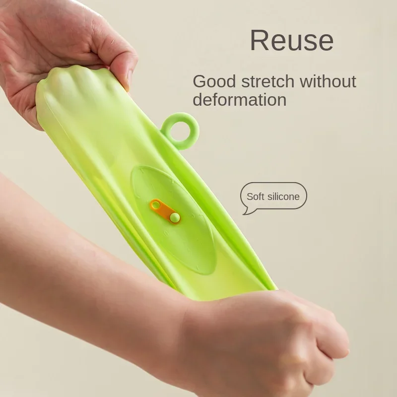 2Pcs Silicone Food Cover Set Silicone Cling Lid High-Temperature Resistant Food Grade with Hanging Hole Kitchen Organization food cover kitchen utensils kitchen supplies fresh keeping cover preservation cover