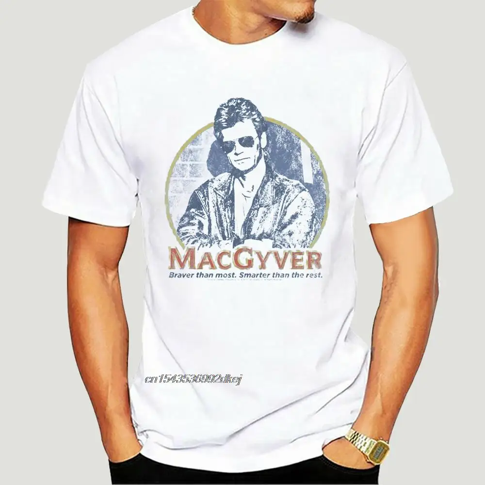 

Macgyver Title Licensed Adult T-Shirt Free Style Tee Shirt 0879A