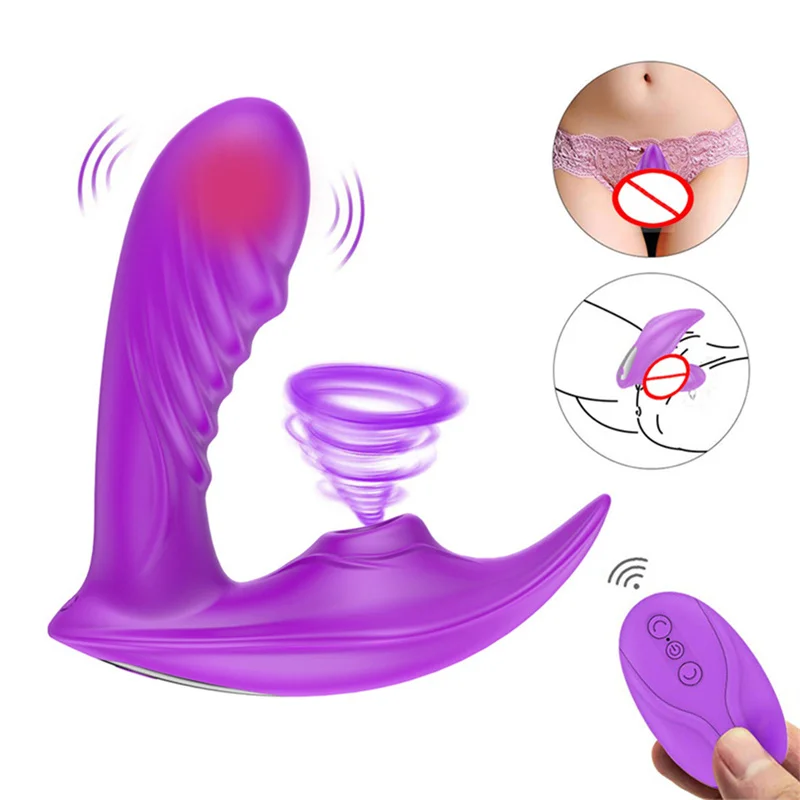 Wireless Remote Control G Spot Clit Sucker Clitoris Stimulator Couple Dildo Panties Vibrator Female Sex Toys for Women Adults 18 |