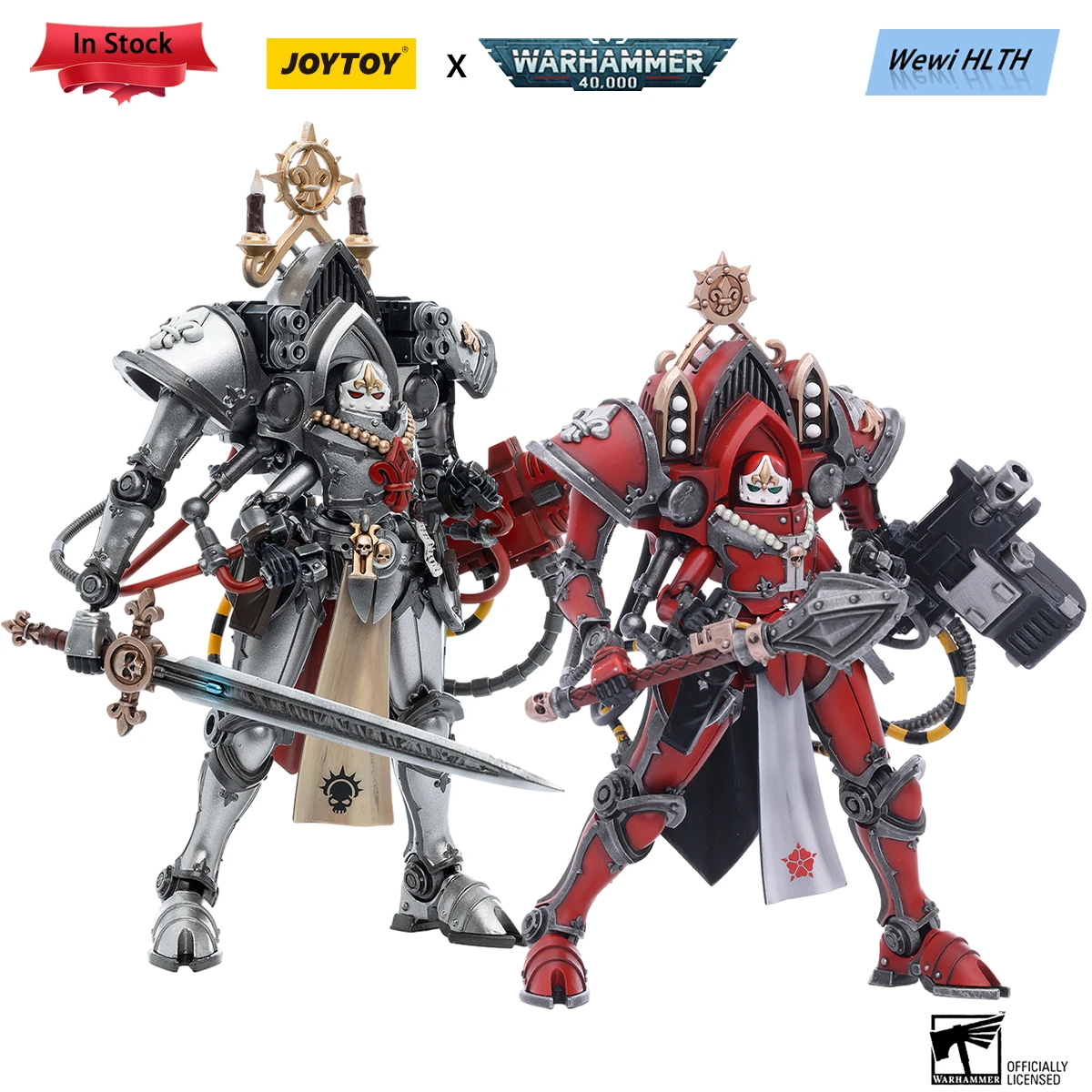 Joytoy Warhammer 40K 1/18 Action Figures Personaggi Femminili Adepta Sororitas Paragon Warsuit Sister Merewal Collection Model Toys
