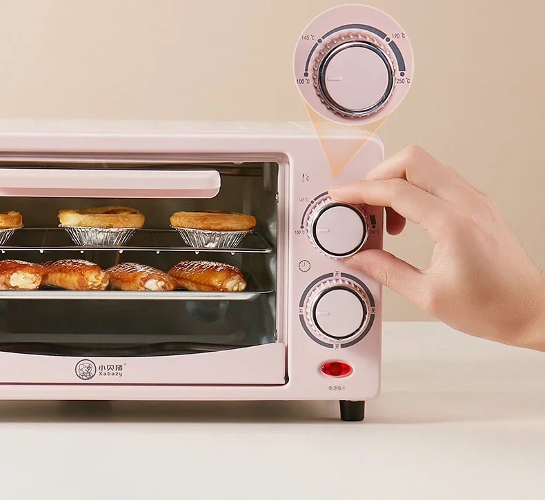 Multi-functional Oven for Home Use: Small 12L Capacity, Upper and Lower Tube Temperature Control small capacity oven 6