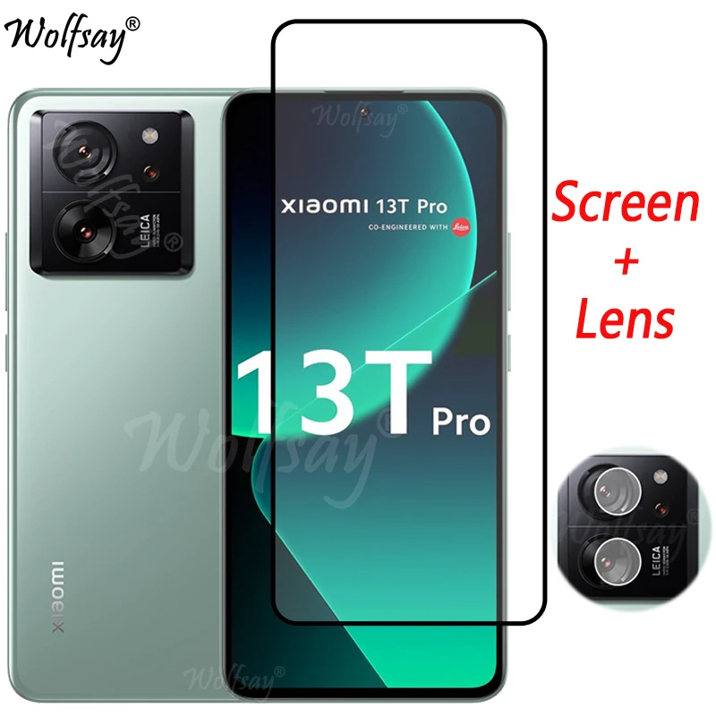 Vetro Temperato A Copertura Totale Per Xiaomi 13T Pro Screen Protector Per Xiaomi 13T 11T 12T Pro Camera Glass Per Xiaomi 13T Pro Glass