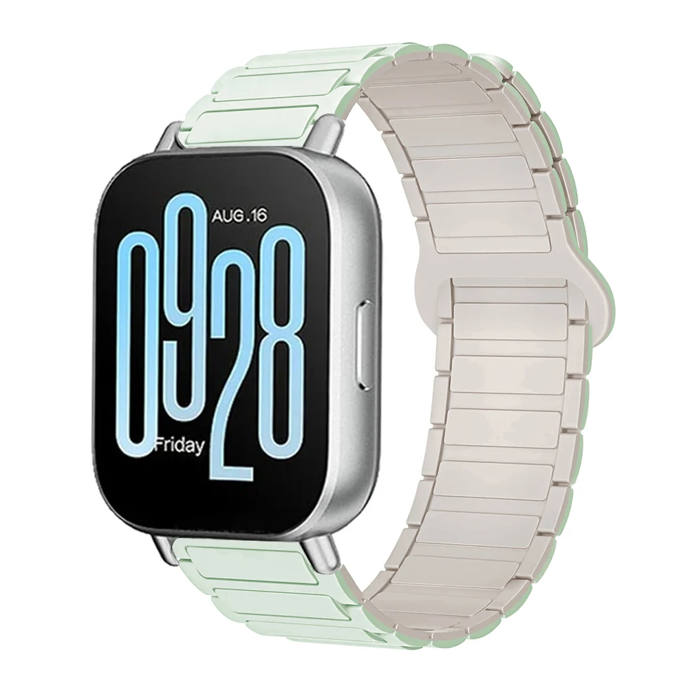 Magnetic Silicone Loop Strap - 22mm Wristband Bracelet