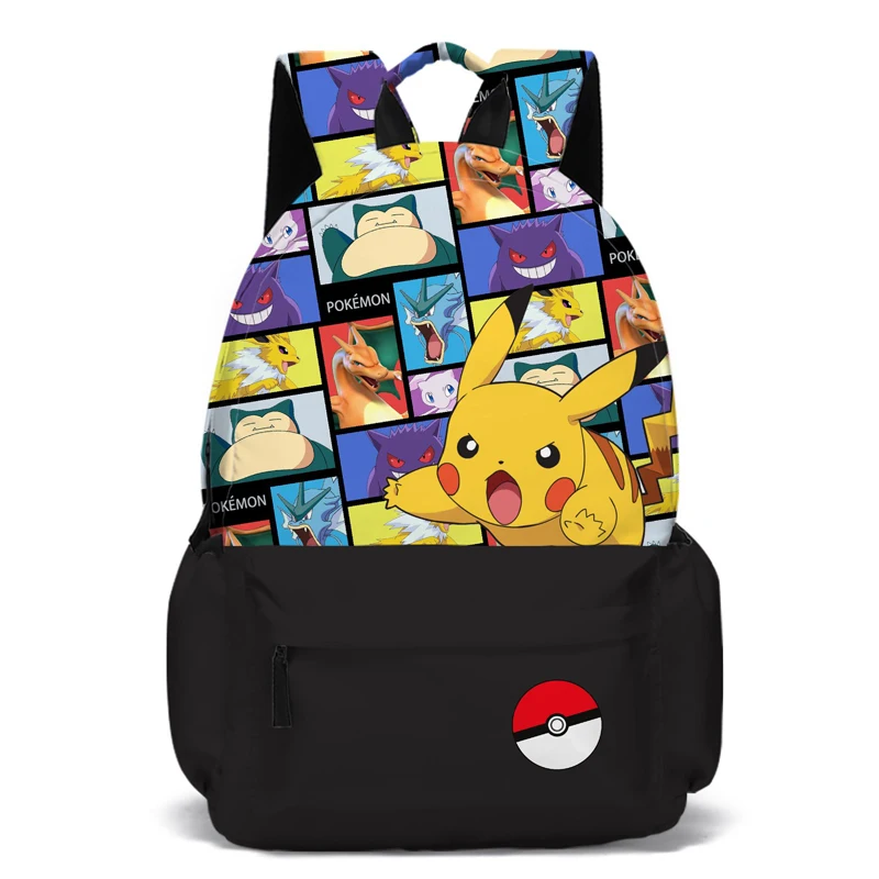 Pokemon Elf Baby Backpack Schoolbag for Girls Boys Pikachu Zipper Lunch Box  Pencil Case Coin Purse Backpack To School Supplies - AliExpress