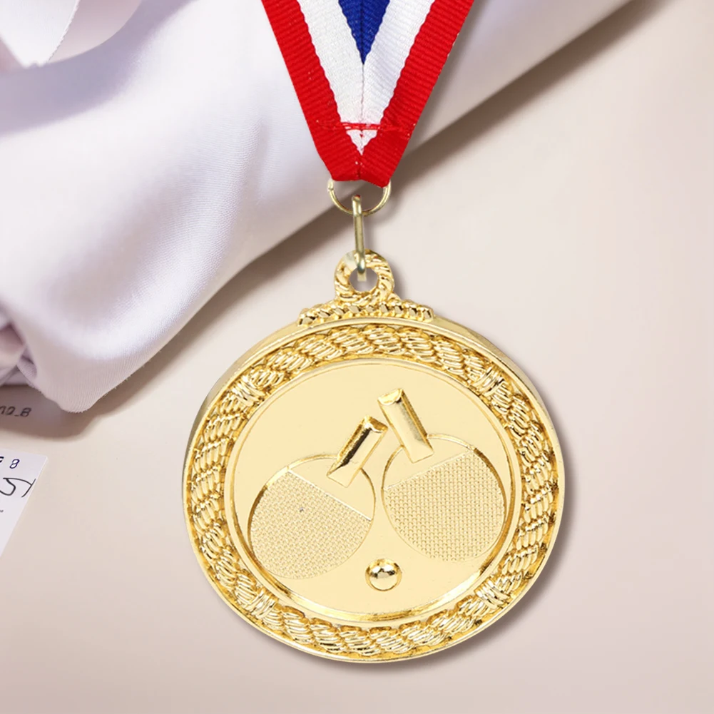 5cm Ping Pong Medal Table Tennis Award Medals Gold/Silver/Bronze Medal Sports Medals for Marathon Ball Games