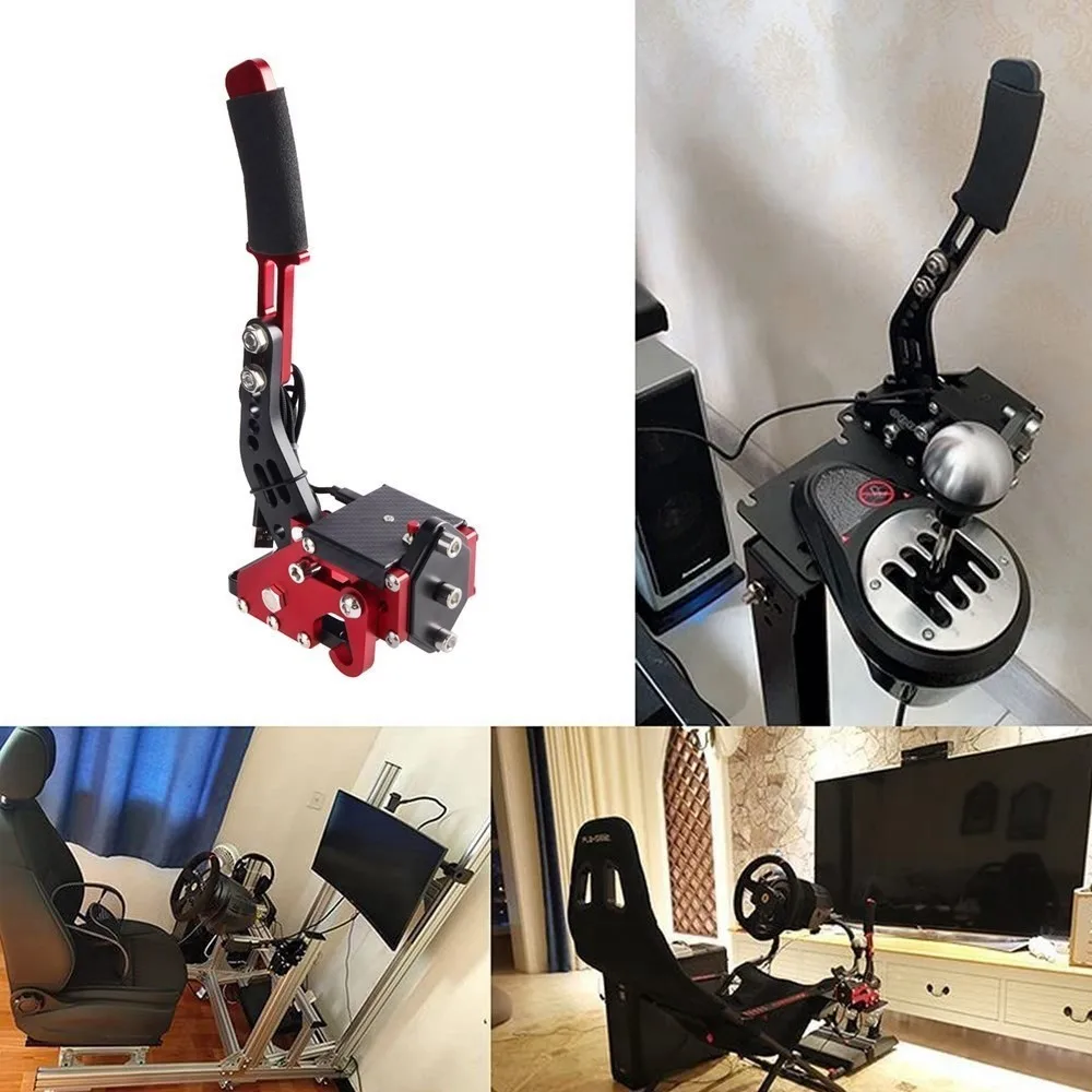 USB Handbrake For PS4/PS5 For Thrustmaster T300 Universal PC SIM Racing Games Hand Brake System W/Fixed Parts racing handbrake