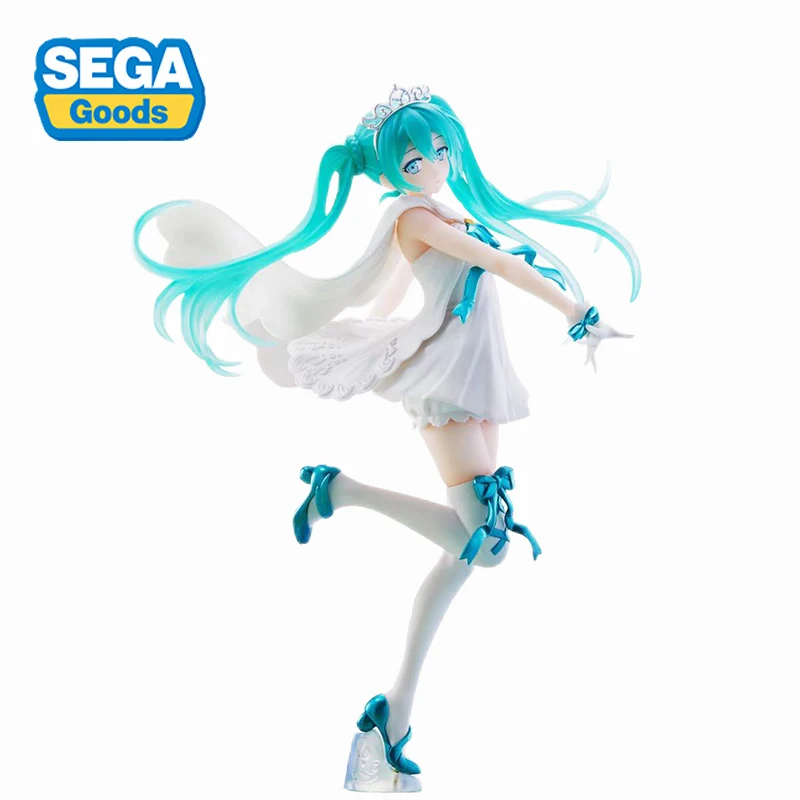 

In Stock Sega Vocaloid Hatsune Miku 15Th Anniversary Edition 21Cm Original Anime Figur Action Figures Collection Model Toys