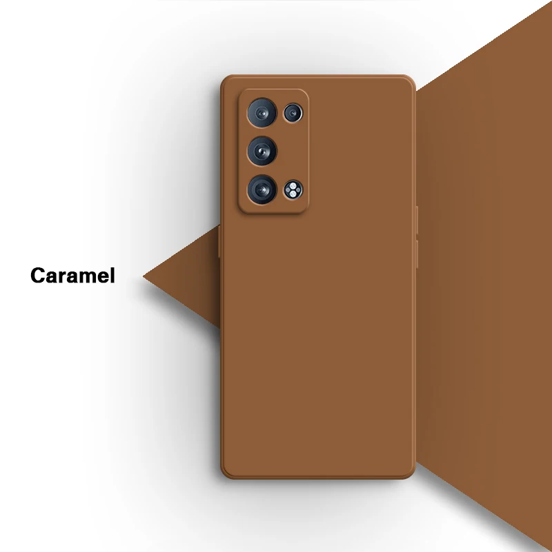 Premium Liquid Silicone Soft Phone Back Cover - Pure Color Design