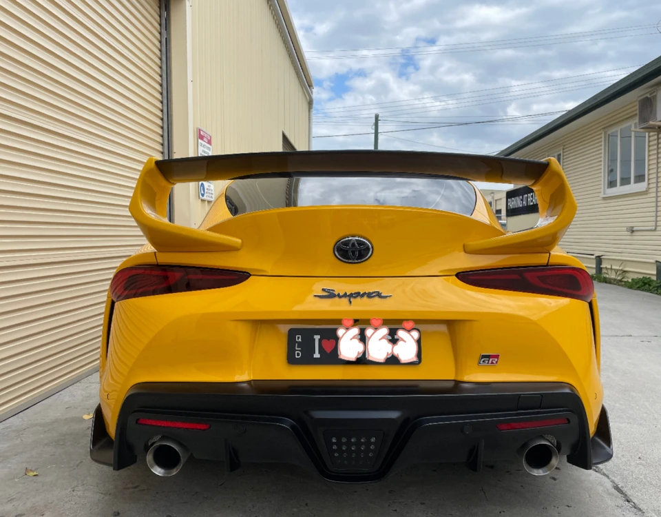 ストリートハンタースタイルのカーボンファイバーリアトランク