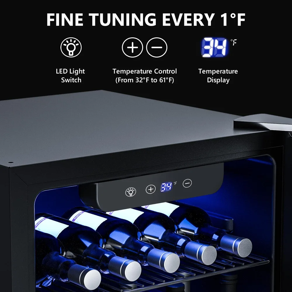 Beverage Refrigerator Cooler,126 Can Mini Fridge with Glass Door Freestanding, Beverage Cooler with Adjustable Removable Shelves