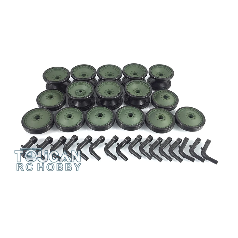

Heng Long Spare Parts 1/16 Jadpanther 3869 Panther G 3879 RC Tank Plastic Road Wheels DIY Accessories Model TH00337