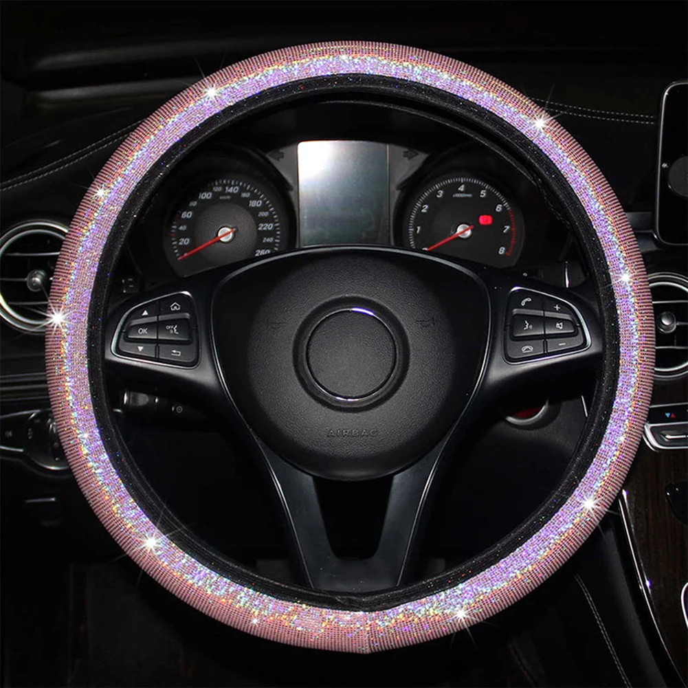

Brand New Steering Wheel Cover Handbrake Cover Spare Parts Accessoires Size: 37-38cm Soft 14.56-14.96 Inches 37-38cm