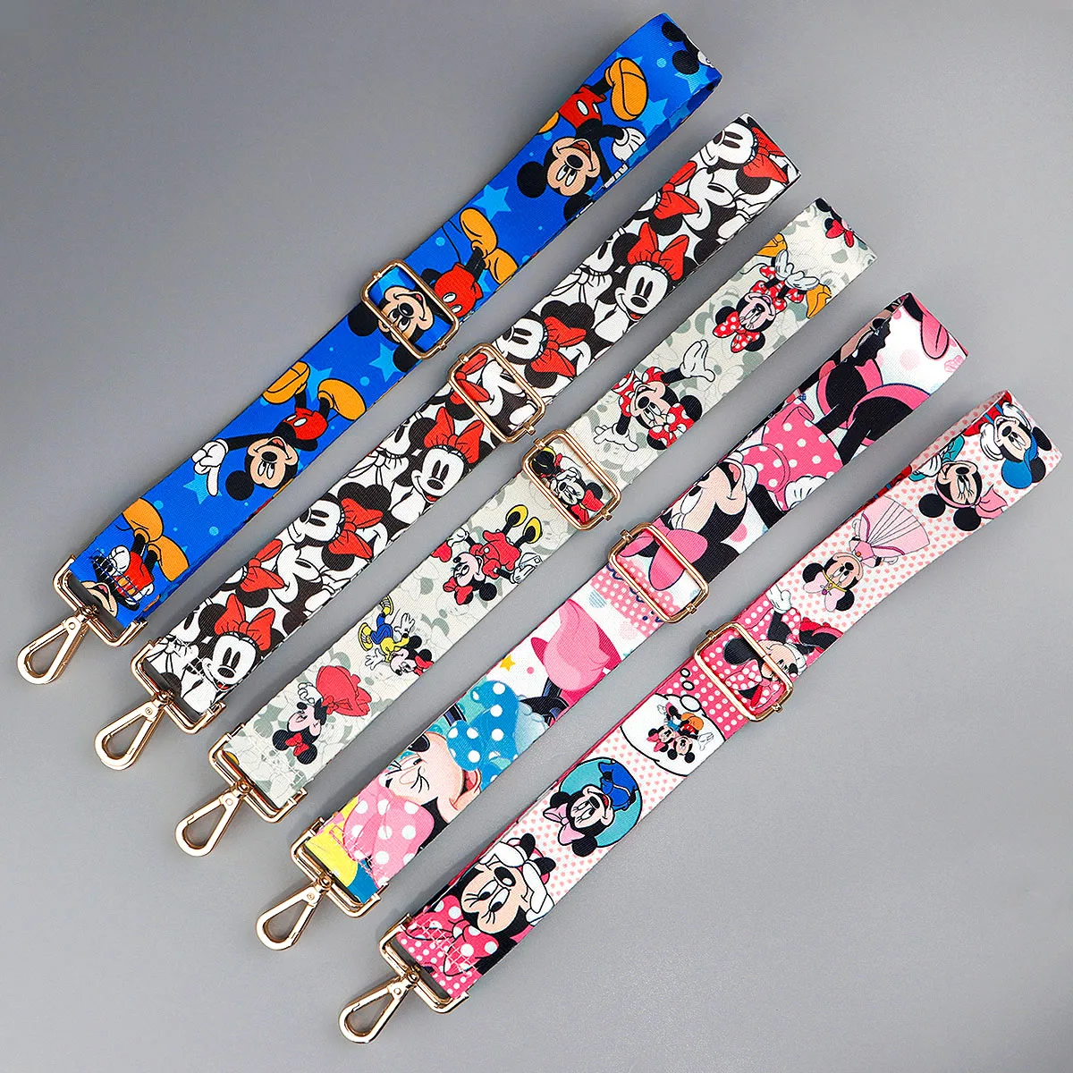 

Cartoon Mouse Bag Strap Woman Colored Straps for Crossbody Messenger Shoulder Bag Accessories Adjustable Belts Straps