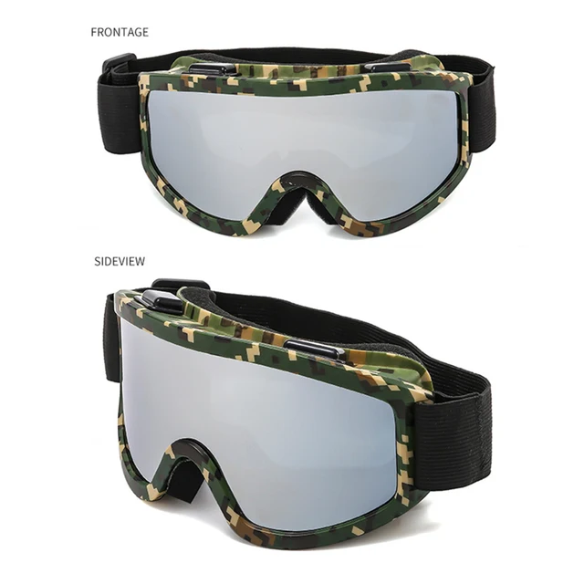 Large Frame Ski Goggles with Colorful Lens 6