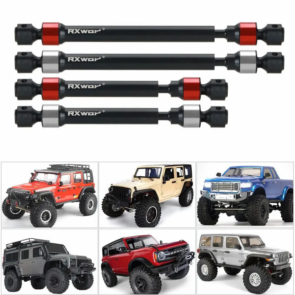 

Metal Cvd Drive Shaft 87-105mm/102-145mm For 1/10 Rc Rock Crawler Car Trax Trx4 Axial Scx10 Yikong Rgt Upgrade Part