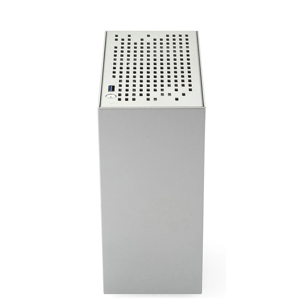 Pc case computer chassis frame mini itx desktop case pc chassis all aluminum 2.0mm HTPC Mini ITX A4 chassis game computer support graphics card RTX2070 I5 discrete display case K39 A07 A39