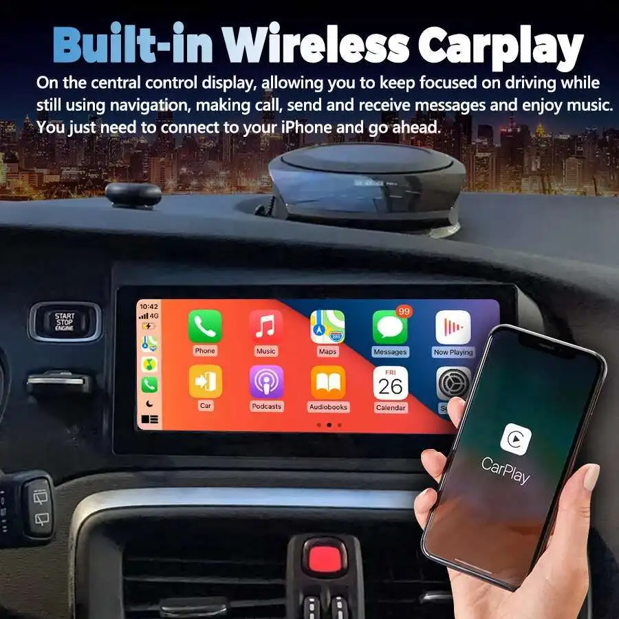 8.8" Android 13 Car Stereo Radio For Volvo V40 2011-2018 Multimedia Video Player
