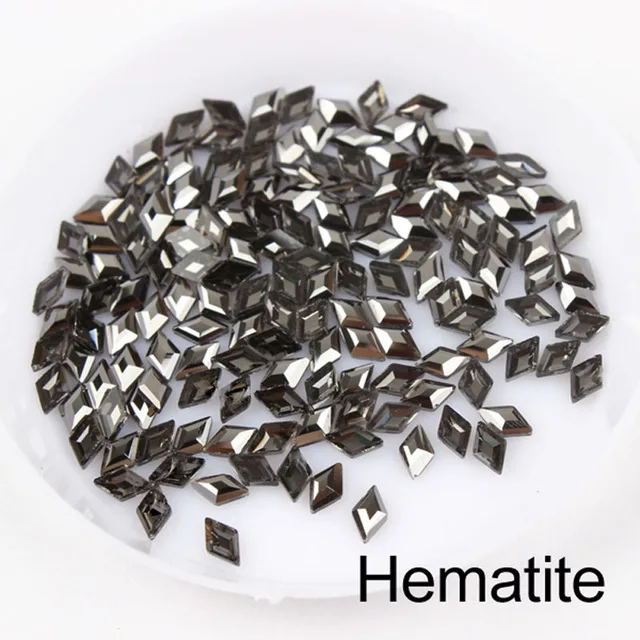 Großhandel Raute 3*5mm Mini Flache Rückseite Nagel Strass Speziell Geformte Kristalle Nail Art Steine 3D Personalisierte Dekoration – Detail 14