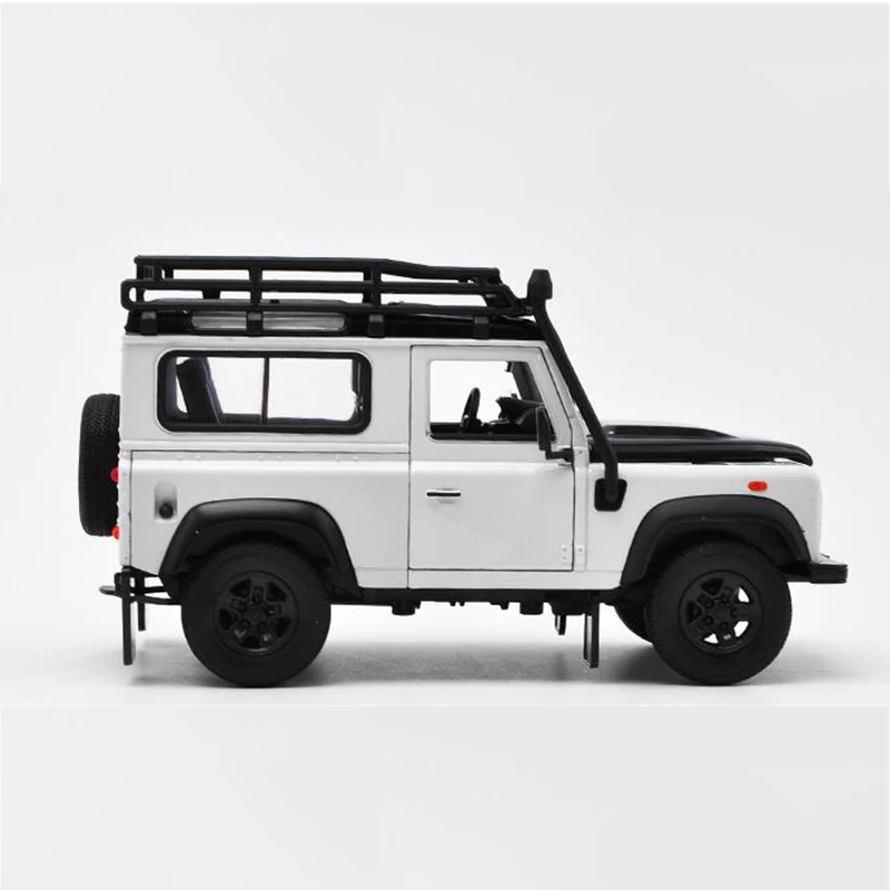 Welly 1/24 Land Rover Defender Alloy Car Model Diecast Metal Toy Off-Road Vehicle Car Model Simulation Collection Childrens Gift 6