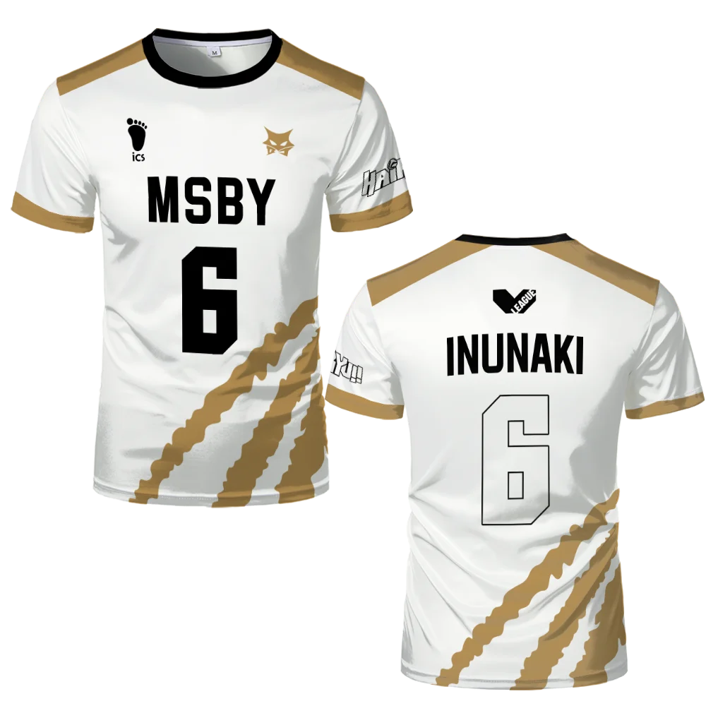 MSBY バレーボールシャツ Mサイズ 13 MIYA Anime Miya Atsumu Cosplay Jersey Msby Black Jackal Cosplay T