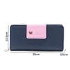 Birds Pattern Women's Wallet Large Capacity Patchwork Coin PU Leather Purse Female Long Money Clip Card Holder Phone Clutch Bag 6