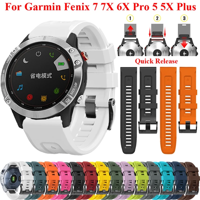 Correa de liberación rápida Garmin Fenix 6X Pro  Correa Garmin Fenix 5x  Plus 26mm-26mm-Aliexpress