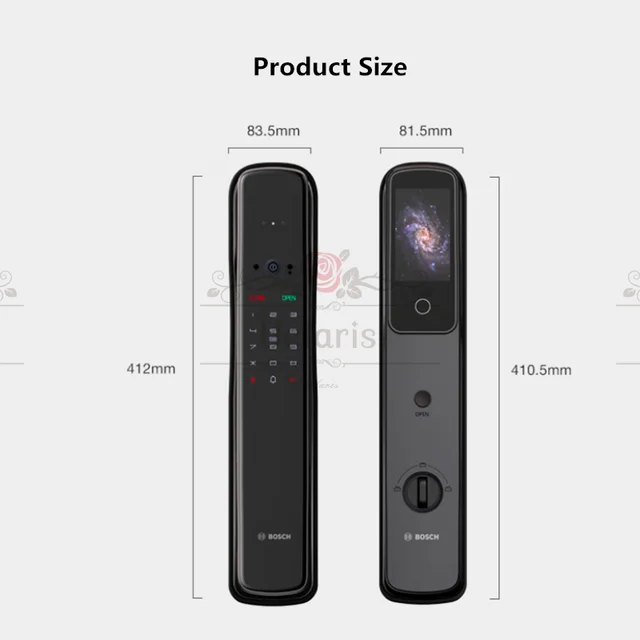 Fully Automatic Smart Doorlock EL800VF Facial Recognition Fingerprint Lock Anti-theft Door Electronic Password IC Card APP 6