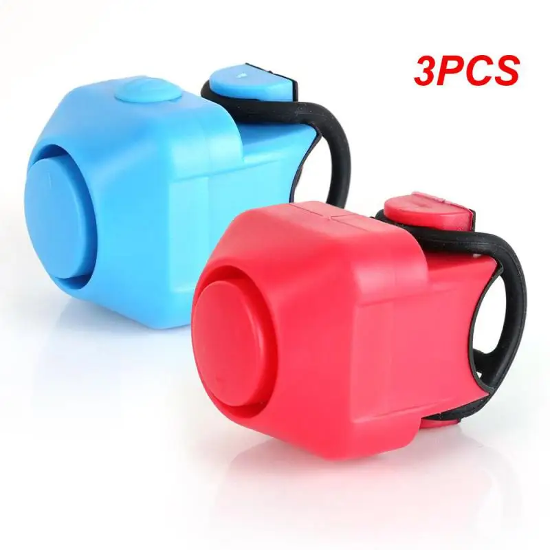 

3PCS Bike Electronic Loud Horn bell Warning Safety Electric Bell Bike Handlebar Alarm Ring Outdoor Cycling MTB