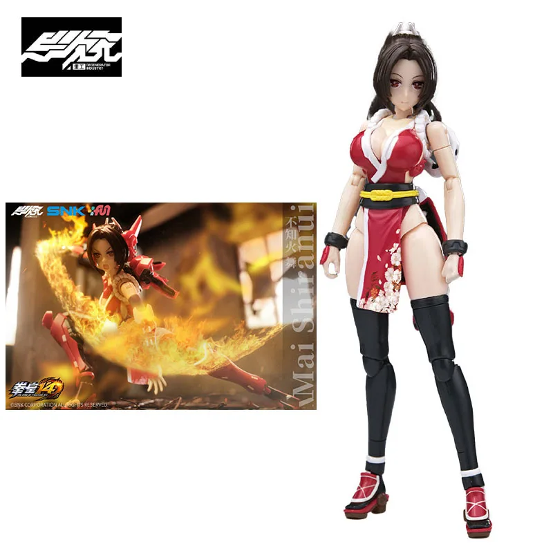 

Goods In Stock 100% Original DEGENERATOR INDUSTRY Mai Shiranui THE KING OF FIGHTERS XIV SNK YCY Assembling Action Toys
