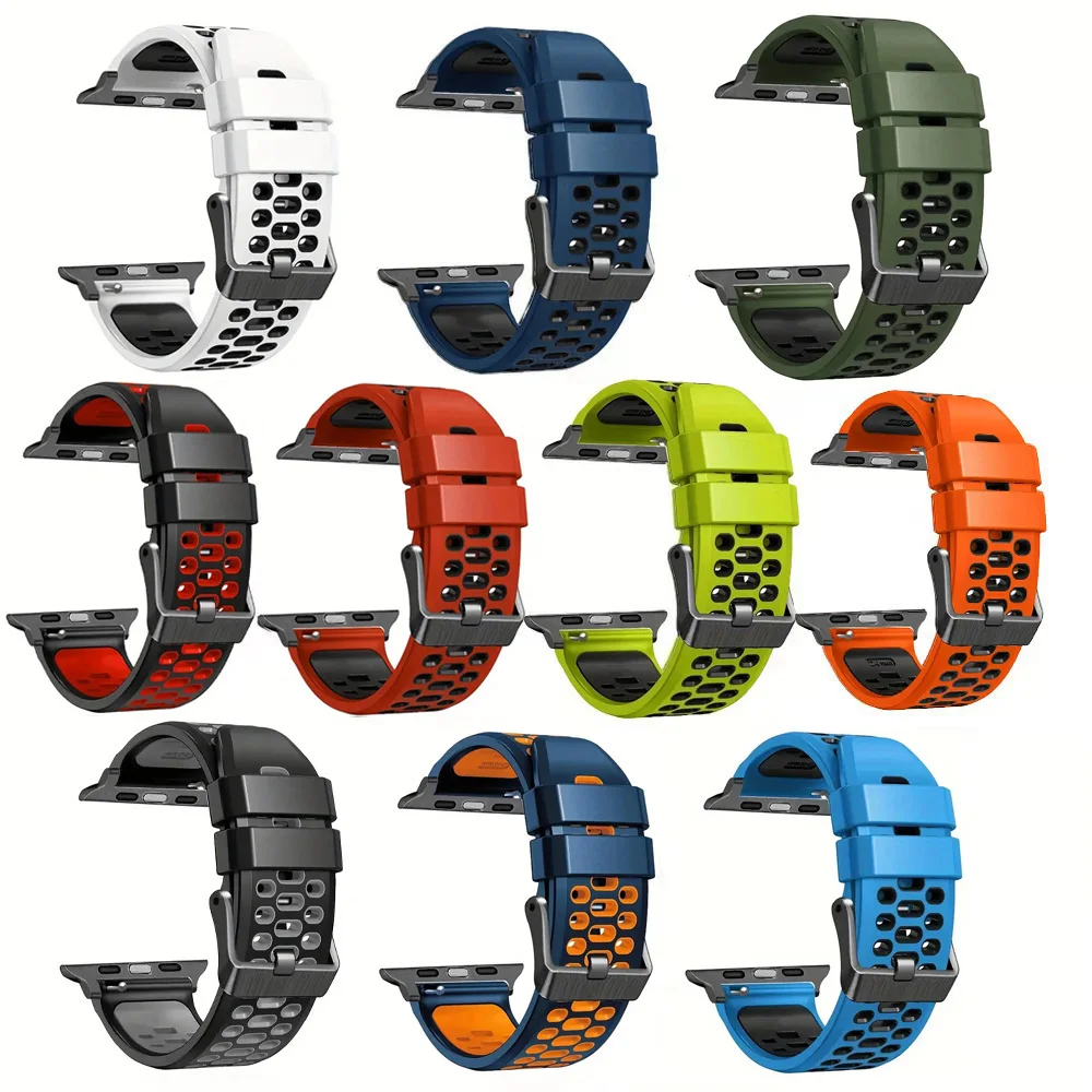Silicone Smartwatch Band Strap - Versatile and Durable Bracelet