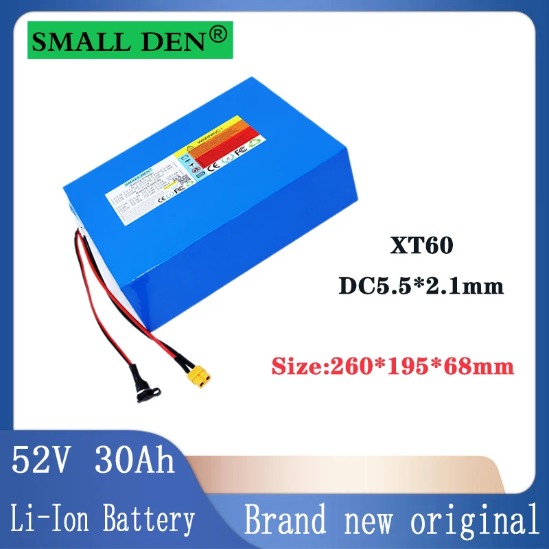 

52V 14S10P 30Ah 30000mAh 18650 1000W Lithium Battery for Balance Car, Electric Bicycle,electric scooters,Tricycle