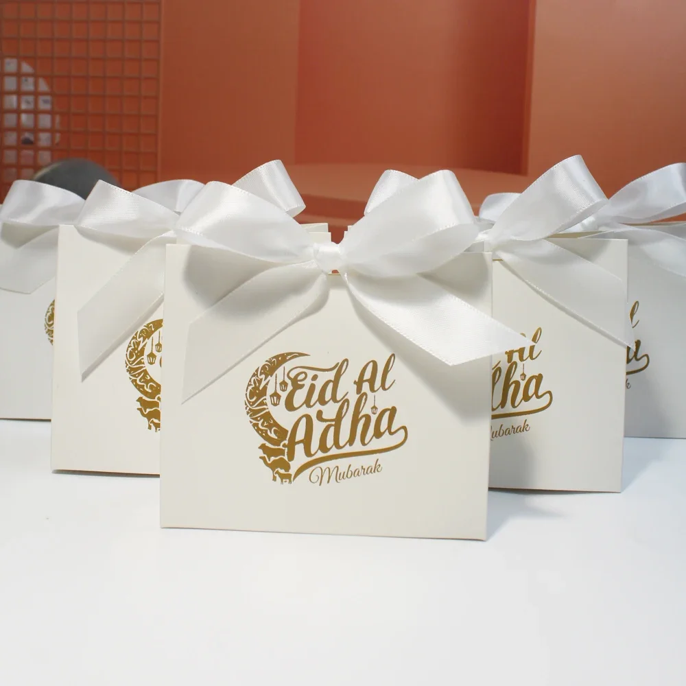 

Мусульманский мешочек для конфет Eid Al-Adha-Подарочный мешочек в стиле Луны для украшения исламских праздников