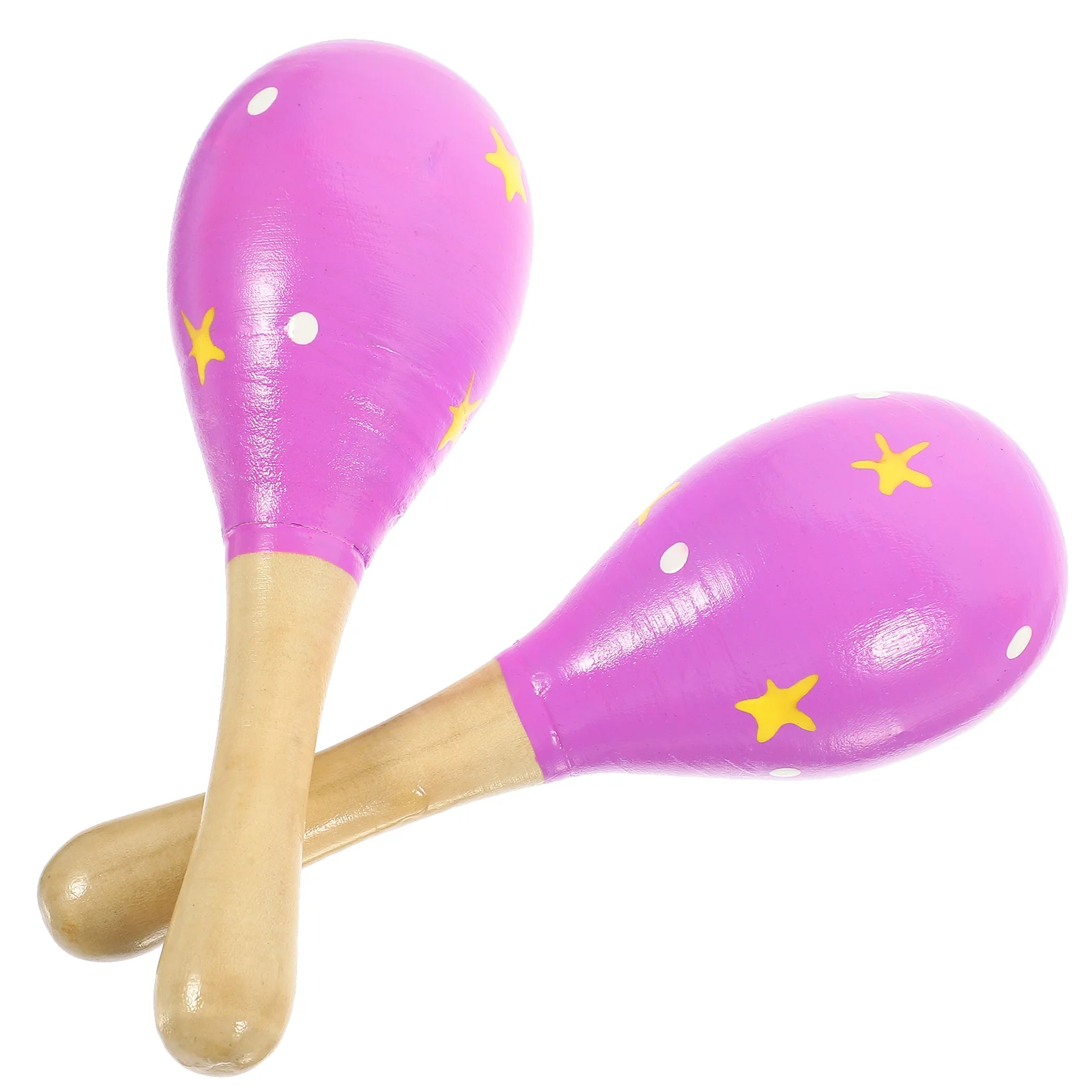 

Wooden Maraca Toy Baby Music Toys Shaker Maracas The Bell Musical Toddler Instrument