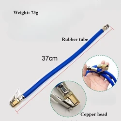 Portable Rubber Tire Inflator Hose for Car and Motorbike Accessories (Rubber tube)