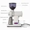 220V Electric Coffee Grinder Machine Coffee Beans Particle Fully Automatic Detachable 10 File Adjustable High Capacity Fast 5
