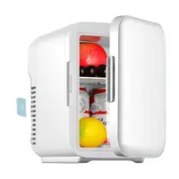 6L Mini Refrigerator, Small Household Dormitory, Car And Home Dual-Purpose Student Car Refrigerator Single Person Household 1