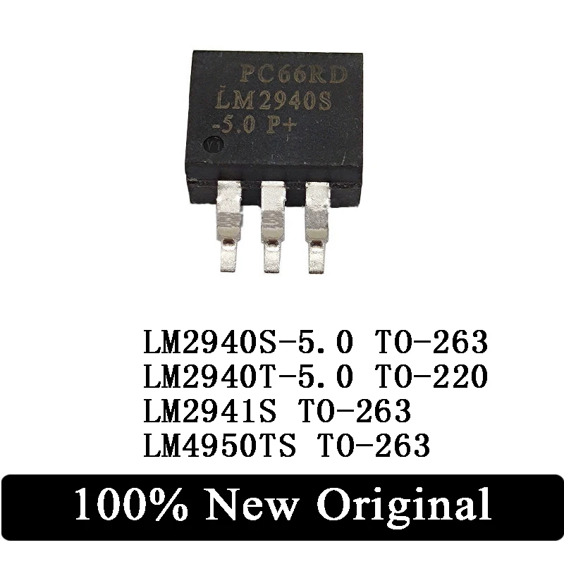 

10 ШТ. LM2940S-5.0 TO-263 LM2940T-5.0 TO-220 LM2941S LM4950TS TO-263 Управление Питанием Низкий Падение Регулятор Микросхема Бесплатная Доставка