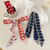 120cm Striped Love Double-layer Simulation Silk Scarf Twill Scarf Small Neck Scarf Tied Hand Small Ribbon Tied Bag Silk scarf 5