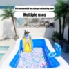 Inflatable Pool Water Slide With Wider Steps Baby Bath Toys Kids Swimming Water Play Toy Recreation Facilit For Outdoor Indoor 3