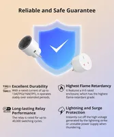 1-4PCS SONOFF S60ZBTPF EU 16A iPlug Zigbee Smart Plug Smart Home Outlet Socket with Energy Monitoring Supports Alexa Google Home - Image 3