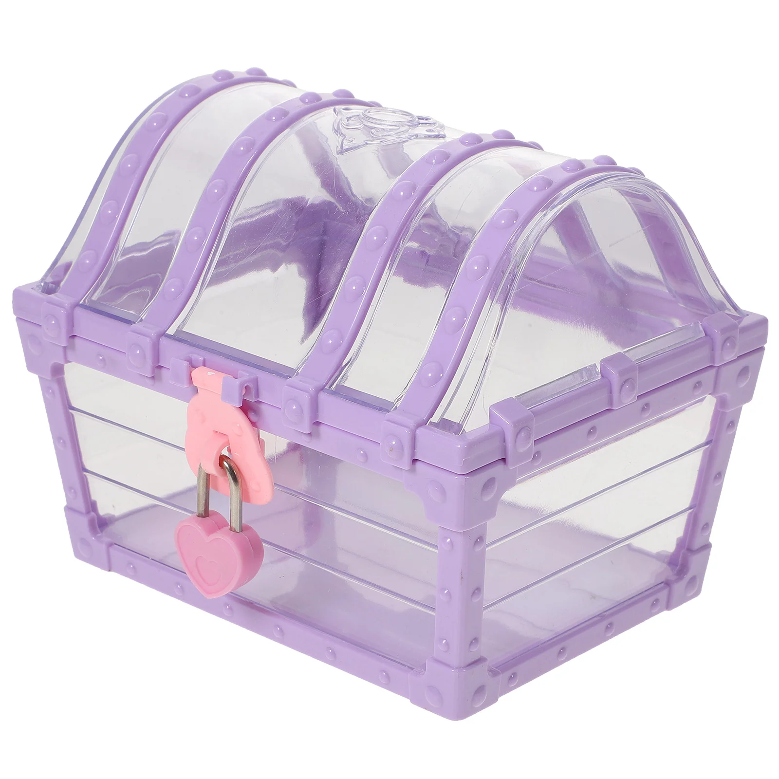

Storage Box with Lock Birthday Gift for Daughter Jewelry Case Children Treasure Fine Necklace Organizer Container Abs Girls