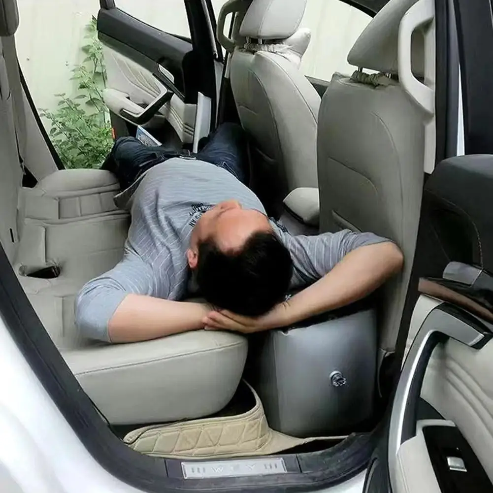 Car Travel Inflatable Mattress Rear Clearance Pad Padding Long Distance Auto Camping Artifact Air Bed Back Seat Accessories